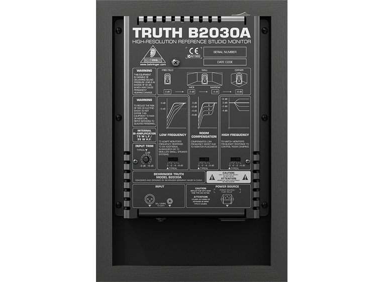 Behringer TRUTH B2030A (pris pr stk) 